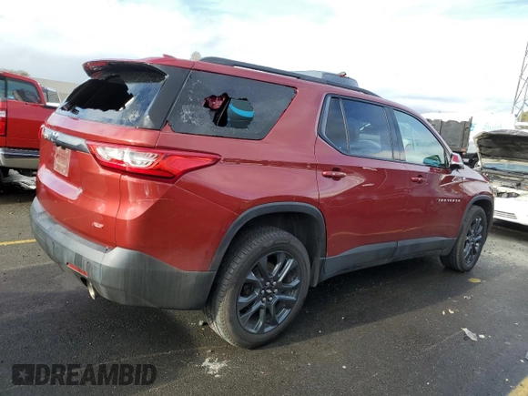 2019 Chevrolet Traverse RS with VIN 1GNEVJKW7KJ226510, listed as a Copart auction lot 80534373 with 108,421 mi miles and Salvage Title. Bid and sale history available at carsss.com. Image 3.