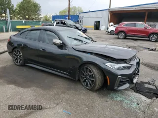 2022 BMW 4 Series M440i xDrive with VIN WBA13AW08NFM18168, listed as a Copart auction lot 55279005 with Not provided miles and Salvage title. Bid and sale history available at DreamBid. Image 4.