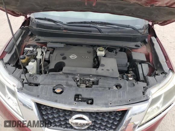 2014 Nissan Pathfinder SV with VIN 5N1AR2MN3EC672339, listed as a Copart auction lot 51708845 with 110,244 mi miles and Salvage Title. Bid and sale history available at carsss.com. Image 12.