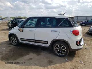2014 FIAT 500L Trekking with VIN ZFBCFADH2EZ006597, listed as a Copart auction lot 71991734 with 126,092 mi miles and Salvage Title. Bid and sale history available at carsss.com. Image 2.