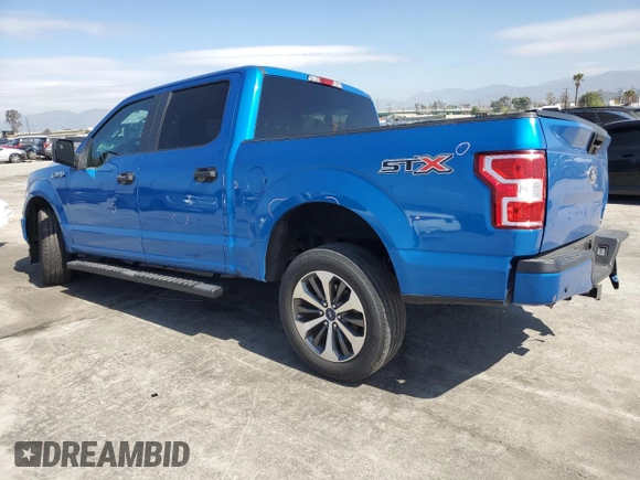 2019 Ford F-150 XL with VIN 1FTEW1CP7KKC69686, listed as a Copart auction lot 49140595 with 96,446 mi miles and Salvage Title. Bid and sale history available at carsss.com. Image 2.
