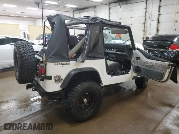 1990 Jeep Wrangler S with VIN 2J4FY19E8LJ541713, listed as a Copart auction lot 60809655 with 134,077 mi miles and Clean title. Bid and sale history available at DreamBid. Image 3.