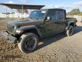 2023 Jeep Gladiator Rubicon with VIN 1C6JJTBG0PL525735, listed as a Copart auction lot 80305144 with 22,221 mi miles and Salvage Title. Bid and sale history available at carsss.com. Image 1.