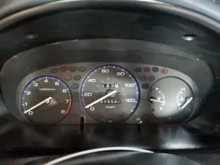 1998 Honda Civic DX z VIN 2HGEJ644XWH120512, wystawiony jako Copart lot #59639345 z przebiegiem 76 588 mil mil oraz Czysty tytuł • Clean title. Historia ofert i sprzedaży dostępna na DreamBid. Obrazek 9.