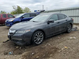 2015 Acura TLX Technology with VIN 19UUB3F57FA008214, listed as a Copart auction lot 58093535 with 106,741 mi miles and Salvage title. Bid and sale history available at DreamBid. Image 1.