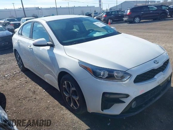 2019 Kia Forte LXS with VIN 3KPF24AD1KE098981, listed as a IAAI auction lot 41801267 with 53,055 mi miles. Bid and sale history available at carsss.com. Image 1.