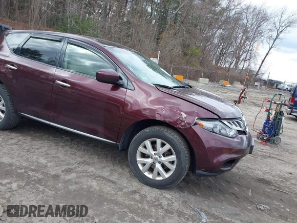 2014 Nissan Murano SL with VIN JN8AZ1MW2EW526329, listed as a IAAI auction lot 41897992 with 155,583 mi miles. Bid and sale history available at carsss.com. Image 1.