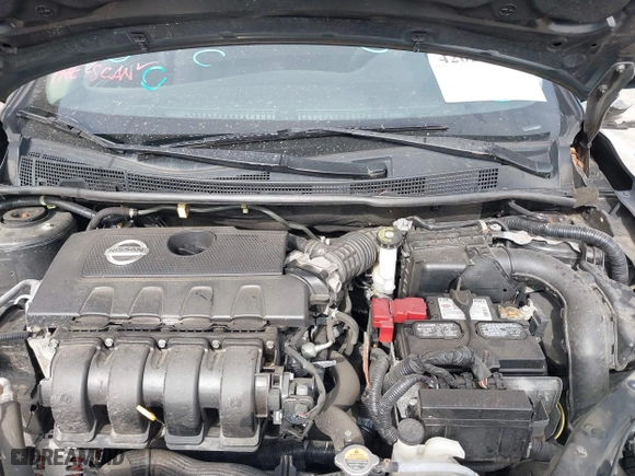2015 Nissan Sentra S with VIN 3N1AB7AP3FY267069, listed as a IAAI auction lot 42021321 with 110,563 mi miles. Bid and sale history available at carsss.com. Image 10.