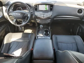 2019 Infiniti QX60 Luxe with VIN 5N1DL0MM4KC561711, listed as a Copart auction lot 57309695 with 46,642 mi miles and Salvage title. Bid and sale history available at DreamBid. Image 8.