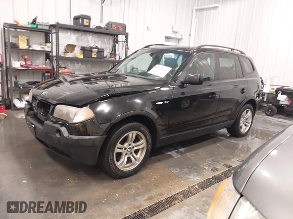 2004 BMW X3 3.0i with VIN WBXPA93434WA64007, listed as a IAAI auction lot 41420728 with 176,746 mi miles. Bid and sale history available at carsss.com. Image 18.
