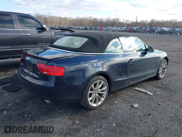 2013 Audi A5 2.0T Premium Plus with VIN WAUJFAFH9DN012594, listed as a IAAI auction lot 41205099 with 149,243 mi miles. Bid and sale history available at carsss.com. Image 4.
