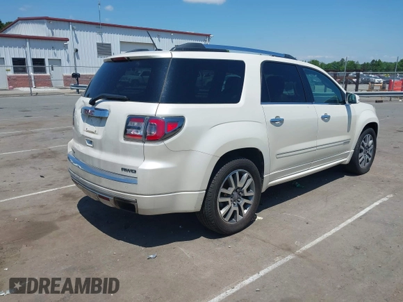 2014 GMC Acadia Denali with VIN 1GKKVTKD1EJ220183, listed as a IAAI auction lot 42230611 with 103,789 mi miles and . Bid and sale history available at carsss.com. Image 4.