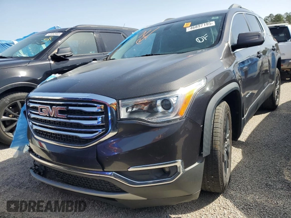 2017 GMC Acadia SLT z VIN 1GKKNMLS7HZ260115, wystawiony jako Copart lot #46897195 z przebiegiem 156 054 mil mil oraz Szkody całkowita. Historia ofert i sprzedaży dostępna na DreamBid. Obrazek 1.