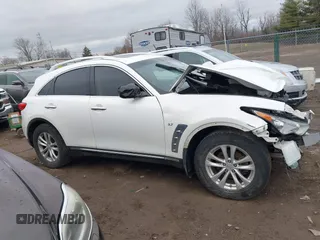 2016 Infiniti QX70 with VIN JN8CS1MW5GM400123, listed as a IAAI auction lot 41719086 with 35,171 mi miles and . Bid and sale history available at DreamBid. Image 14.