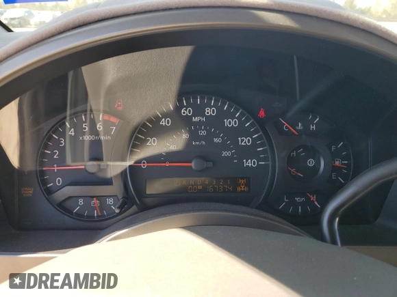2005 Nissan Titan SE with VIN 1N6BA06B65N548901, listed as a Copart auction lot 82134924 with 167,374 mi miles and Clean title. Bid and sale history available at DreamBid. Image 9.