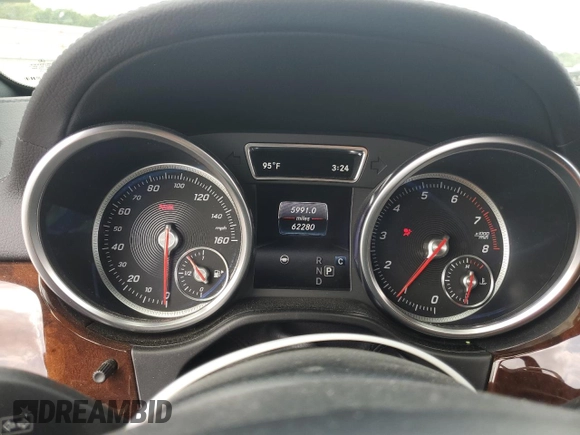 2018 Mercedes-Benz GLS 550 with VIN 4JGDF7DEXJB134109, listed as a Copart auction lot 56599125 with 62,280 mi miles and Salvage title. Bid and sale history available at DreamBid. Image 9.