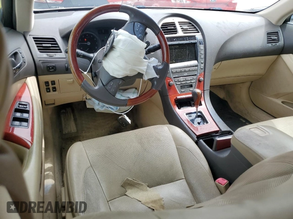 2007 Lexus ES 350 with VIN JTHBJ46G172105693, listed as a Copart auction lot 54107955 with 254,568 mi miles and Salvage Title. Bid and sale history available at carsss.com. Image 8.