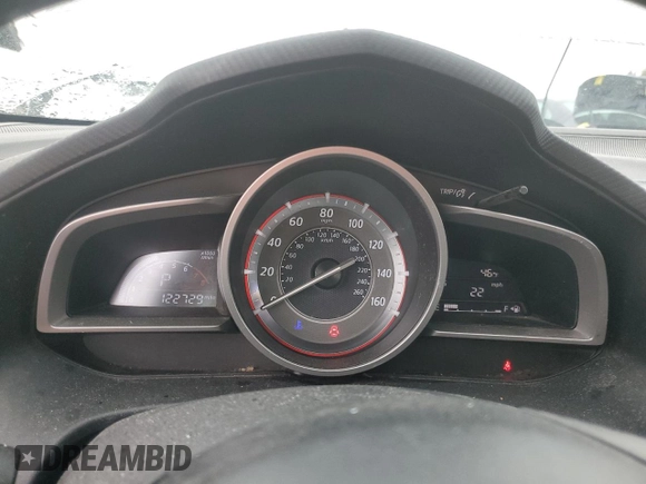 2014 Mazda 3 i Grand Touring with VIN JM1BM1M74E1106463, listed as a Copart auction lot 85144434 with 122,729 mi miles and Salvage Title. Bid and sale history available at DreamBid. Image 9.