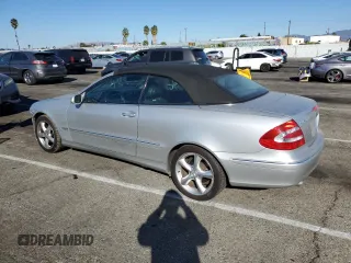 2005 Mercedes-Benz CLK 320 with VIN WDBTK65G45T045124, listed as a Copart auction lot 81193874 with 71,574 mi miles and Salvage Title. Bid and sale history available at DreamBid. Image 2.