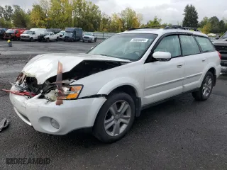 2006 Subaru Legacy Wagon Outback 3.0 R L.L. Bean with VIN 4S4BP86C964307958, listed as a Copart auction lot 76056604 with 143,136 mi miles and Salvage Title. Bid and sale history available at carsss.com. Image 1.