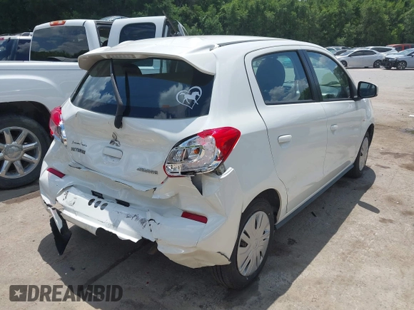 2017 Mitsubishi Mirage ES with VIN ML32A3HJ7HH020444, listed as a IAAI auction lot 42651544 with 87,011 mi miles and . Bid and sale history available at DreamBid. Image 4.