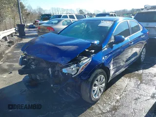 2022 Hyundai Accent SE with VIN 3KPC24A61NE165247, listed as a IAAI auction lot 41276249 with 35,881 mi miles. Bid and sale history available at carsss.com. Image 2.