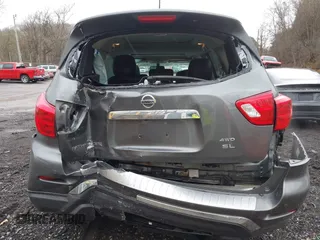 2018 Nissan Pathfinder SL with VIN 5N1DR2MM9JC621801, listed as a IAAI auction lot 41924143 with 80,325 mi miles and . Bid and sale history available at DreamBid. Image 16.