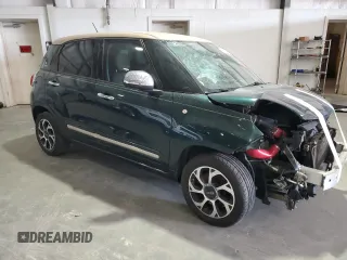 2014 FIAT 500L Lounge with VIN ZFBCFACH9EZ022054, listed as a Copart auction lot 83541054 with 125,729 mi miles and Salvage Title. Bid and sale history available at DreamBid. Image 4.