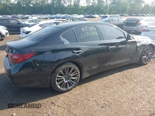 2021 Infiniti Q50 Red Sport 400 z VIN JN1FV7DR6MM880572, wystawiony jako IAAI lot #42411884 z przebiegiem 31 436 mil mil oraz . Historia ofert i sprzedaży dostępna na DreamBid. Obrazek 4.