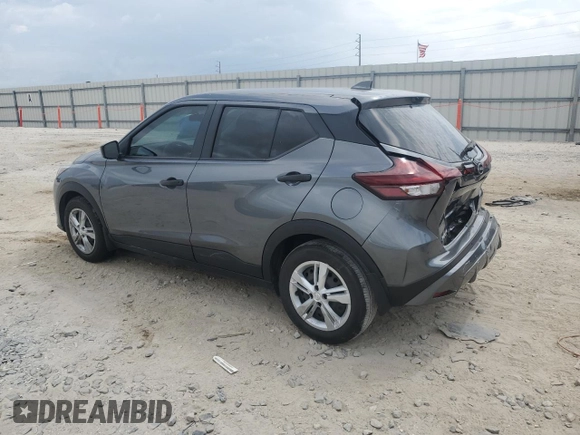 2023 Nissan Kicks S with VIN 3N1CP5BV7PL523451, listed as a Copart auction lot 54800095 with 11,333 mi miles and Salvage Title. Bid and sale history available at DreamBid. Image 2.