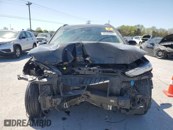 2021 Hyundai Kona SEL with VIN KM8K22AA7MU602863, listed as a Copart auction lot 52329685 with 83,551 mi miles and Salvage Title. Bid and sale history available at carsss.com. Image 5.
