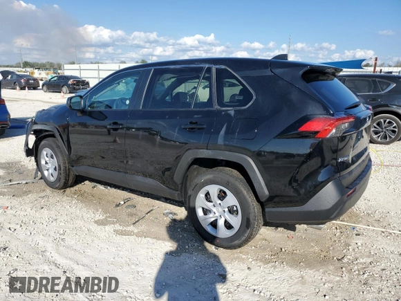 2025 Toyota RAV4 LE with VIN 2T3H1RFV5SW366168, listed as a Copart auction lot 44897045 with 228 mi miles and Non Repairable. Bid and sale history available at carsss.com. Image 2.