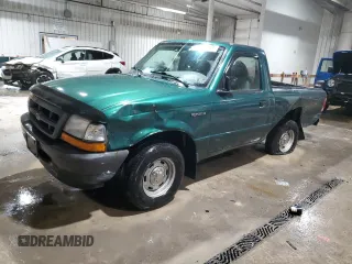 1999 Ford Ranger XL with VIN 1FTYR10C0XTA95757, listed as a Copart auction lot 87894985 with 111,692 mi miles and Salvage Title. Bid and sale history available at carsss.com. Image 1.