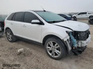 2014 Ford Edge SEL with VIN 2FMDK3JCXEBA06962, listed as a Copart auction lot 53639625 with 106,075 mi miles and Salvage Title. Bid and sale history available at carsss.com. Image 4.