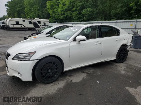 2015 Lexus GS 350 z VIN JTHCE1BL4FA009880, wystawiony jako Copart lot #59073665 z przebiegiem 223 223 mil mil oraz Szkoda całkowita • Salvage title. Historia ofert i sprzedaży dostępna na DreamBid. Obrazek 1.