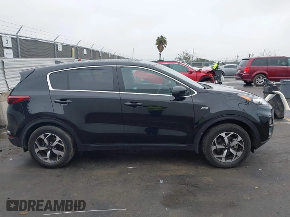 2022 Kia Sportage LX with VIN KNDPMCACXN7980493, listed as a IAAI auction lot 41925425 with 50,785 mi miles. Bid and sale history available at carsss.com. Image 13.