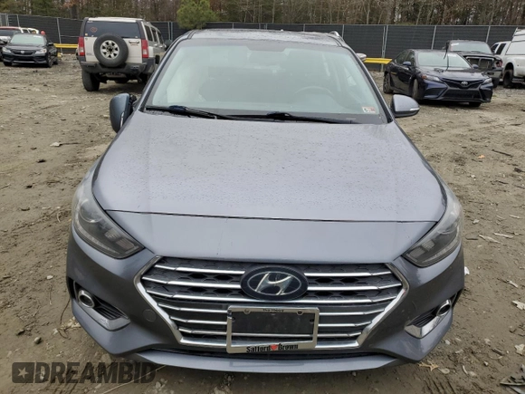 2018 Hyundai Accent Limited with VIN 3KPC34A36JE034117, listed as a Copart auction lot 79517803 with 118,075 mi miles and Salvage Title. Bid and sale history available at carsss.com. Image 5.