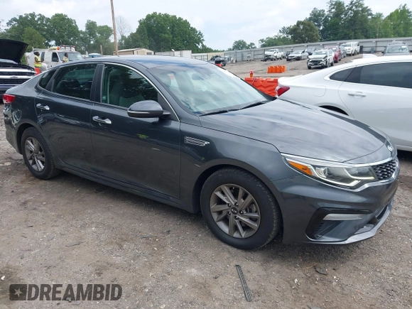 2020 Kia Optima LX with VIN 5XXGT4L37LG385708, listed as a IAAI auction lot 42428109 with 83,904 mi miles and . Bid and sale history available at DreamBid. Image 1.