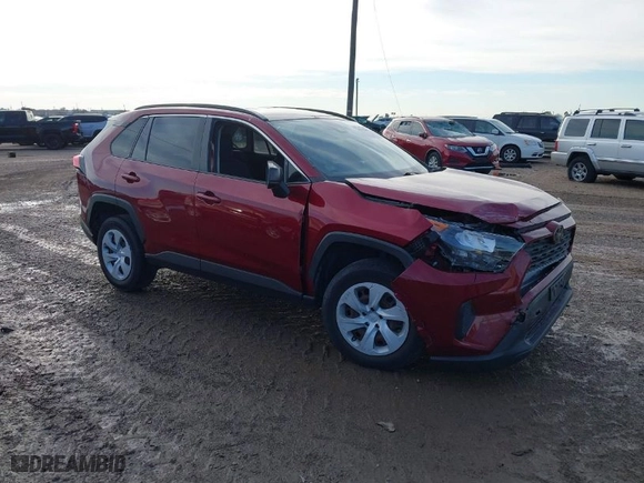 2021 Toyota RAV4 LE with VIN JTMH1RFV7MD067278, listed as a IAAI auction lot 41152477 with 55,094 mi miles. Bid and sale history available at carsss.com. Image 1.