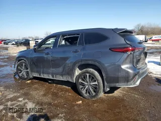 2021 Toyota Highlander XSE with VIN 5TDJZRBH4MS159074, listed as a Copart auction lot 46300285 with 61,541 mi miles and Salvage title. Bid and sale history available at DreamBid. Image 2.