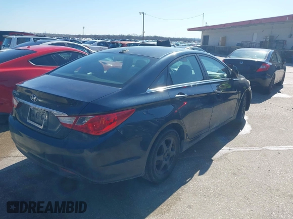 2012 Hyundai Sonata GLS with VIN 5NPEB4AC5CH345547, listed as a IAAI auction lot 41761392 with 229,608 mi miles. Bid and sale history available at carsss.com. Image 4.