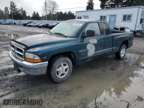1997 Dodge Dakota with VIN 1B7GL23X1VS192440, listed as a Copart auction lot 43873255 with 73,999 mi miles and Clean Title. Bid and sale history available at carsss.com. Image 1.