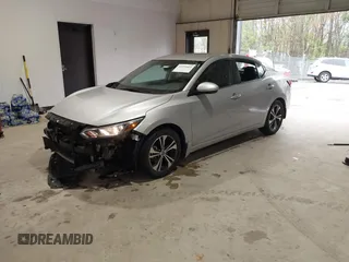 2021 Nissan Sentra SV with VIN 3N1AB8CV4MY233303, listed as a IAAI auction lot 41935664 with 25,878 mi miles and . Bid and sale history available at DreamBid. Image 20.