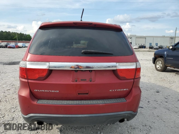2011 Dodge Durango Citadel with VIN 1D4SD5GT5BC592817, listed as a Copart auction lot 55237575 with 179,845 mi miles and Clean title. Bid and sale history available at DreamBid. Image 6.