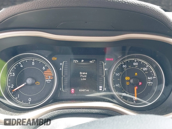 2017 Jeep Cherokee Latitude with VIN 1C4PJMCB0HW583128, listed as a IAAI auction lot 42069831 with 63,497 mi miles and . Bid and sale history available at DreamBid. Image 7.