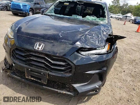 2024 Honda HR-V Sport with VIN 3CZRZ2H54RM775642, listed as a Copart auction lot 57091805 with 18,659 mi miles and Salvage title. Bid and sale history available at DreamBid. Image 14.