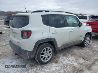 2020 Jeep Renegade Latitude with VIN ZACNJBBB7LPL57524, listed as a IAAI auction lot 41639559 with 126,742 mi miles. Bid and sale history available at carsss.com. Image 4.