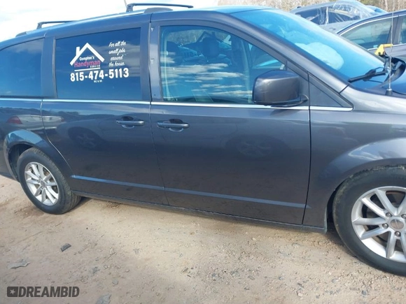 2018 Dodge Grand Caravan SXT with VIN 2C4RDGCG3JR192485, listed as a IAAI auction lot 41738911 with 135,100 mi miles. Bid and sale history available at carsss.com. Image 13.