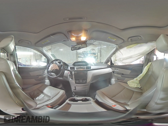 2015 Honda Odyssey EX-L with VIN 5FNRL5H64FB051046, listed as a Copart auction lot 50446525 with 152,983 mi miles and Salvage Title. Bid and sale history available at DreamBid. Image 15.