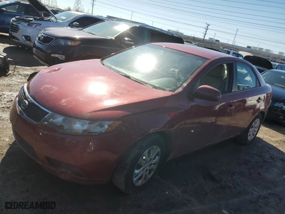 2012 Kia Forte EX with VIN KNAFU4A27C5573424, listed as a Copart auction lot 48328935 with 0 mi miles and Salvage Title. Bid and sale history available at carsss.com. Image 1.